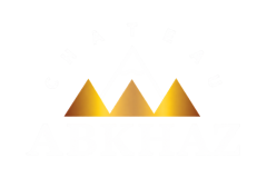 Логотип «Шато Абхаз» с золотыми горами