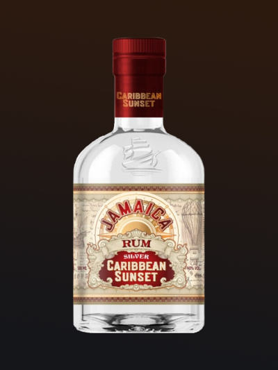 JAMAICA RUM CARIBBEAN SUNSET SILVER